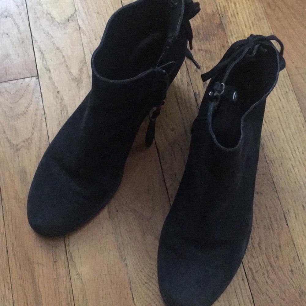 Rag and Bone Black Suede Booties Size 37